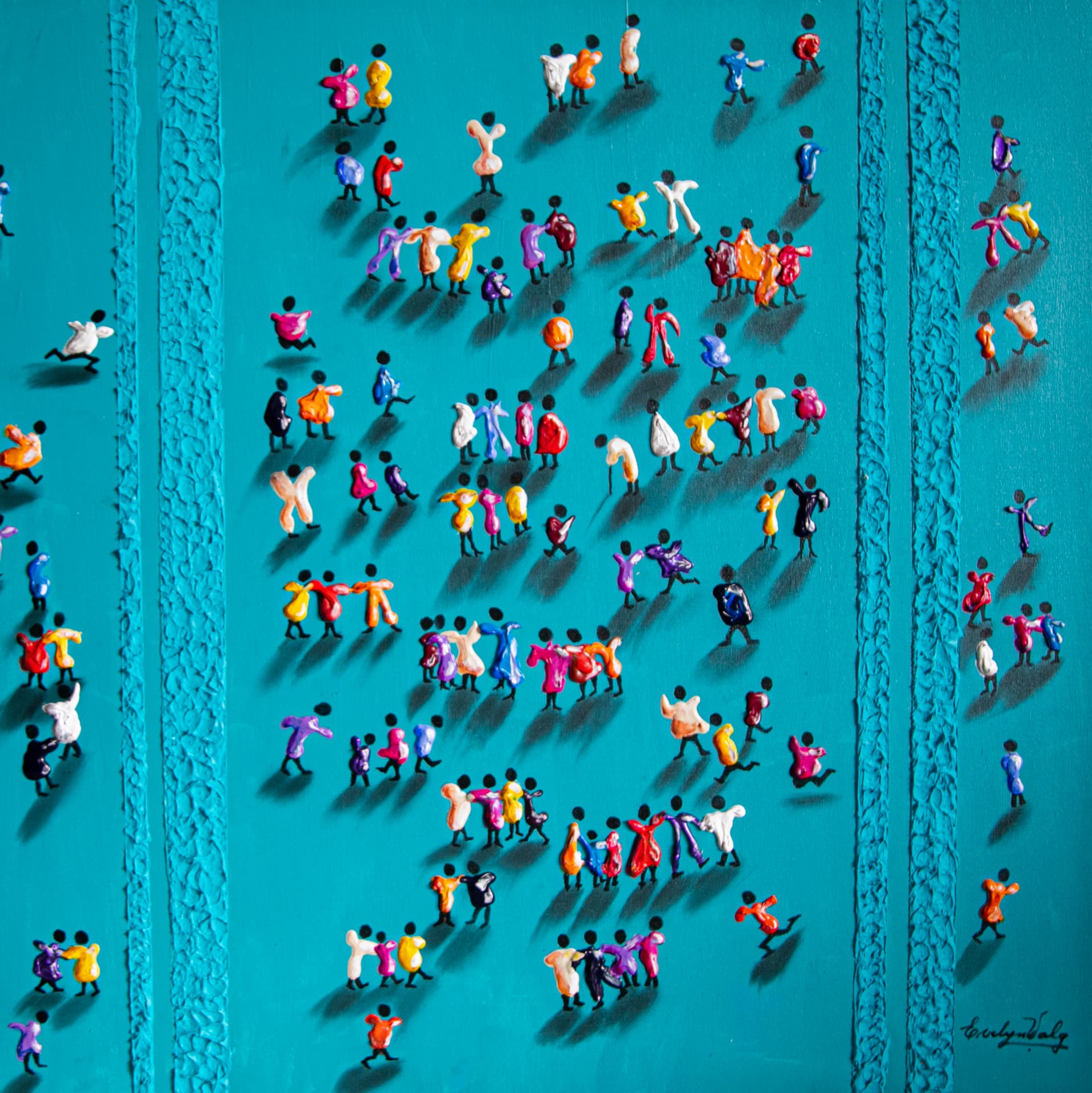 Turquoise — painting by Evelyn Walg